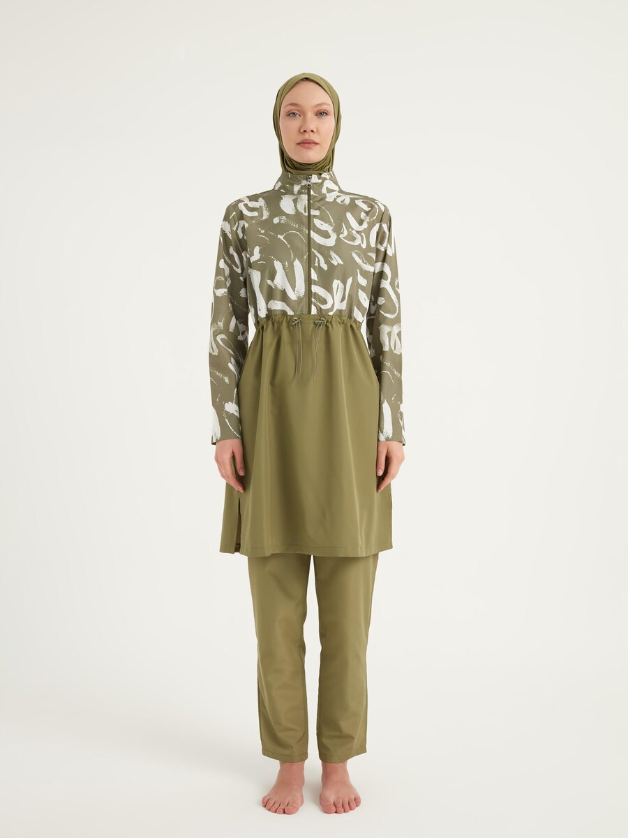 

Платье-купальник с высоким воротом Riva Mera by Marina R2506, оливковый, Зеленый, Платье-купальник с высоким воротом Riva Mera by Marina R2506, оливковый