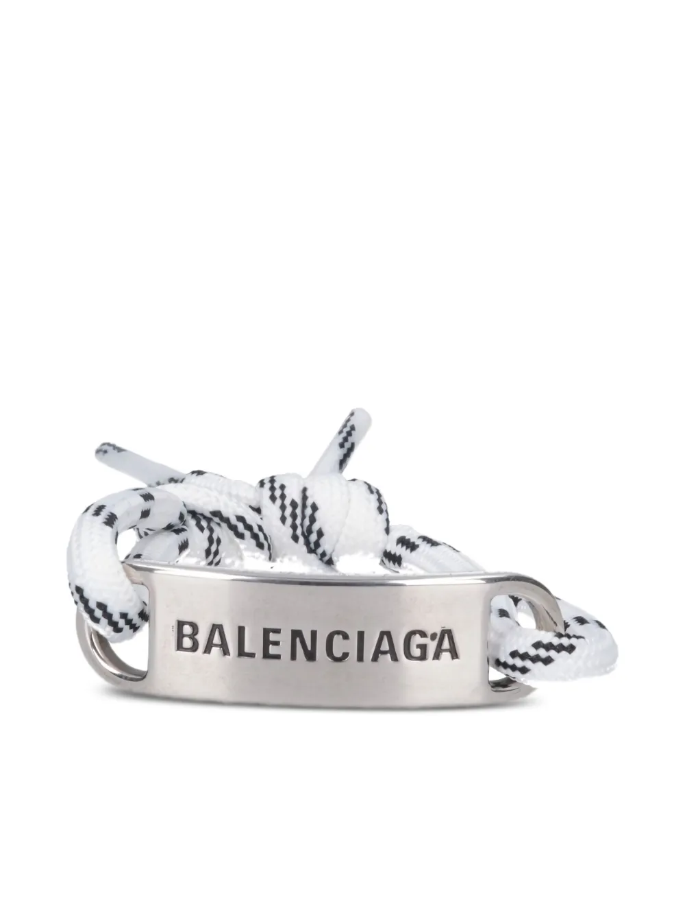 

Браслет из пластинчатой веревки BALENCIAGA, белый