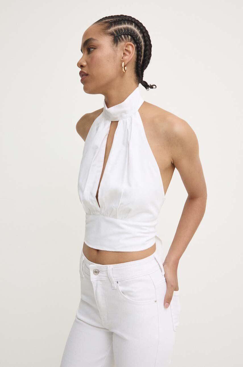 

Льняной топ Answear Lab, белый
