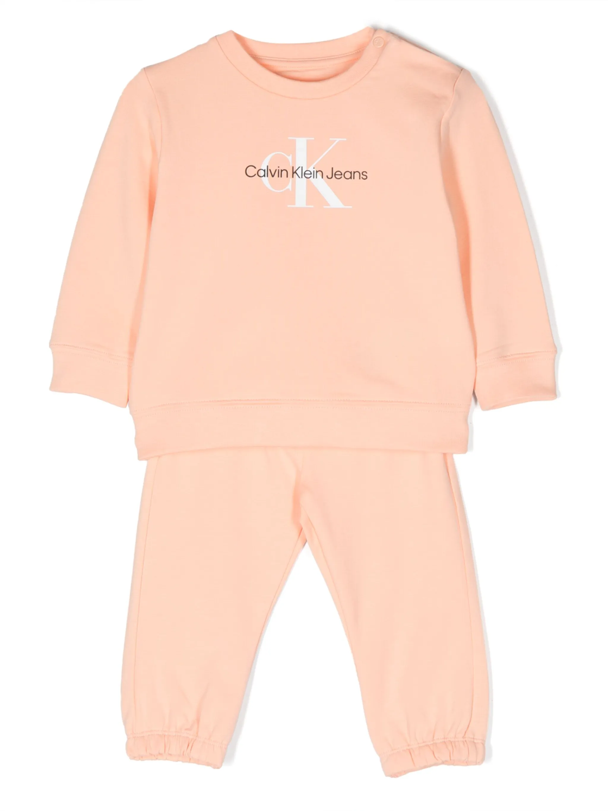 

Спортивный костюм с логотипом Calvin Klein Kids, оранжевый