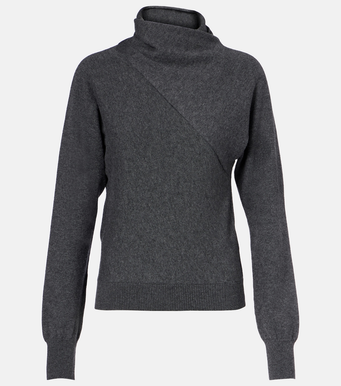 

Водолазка из кашемира и хлопка Tom Ford, Dark Grey Melange