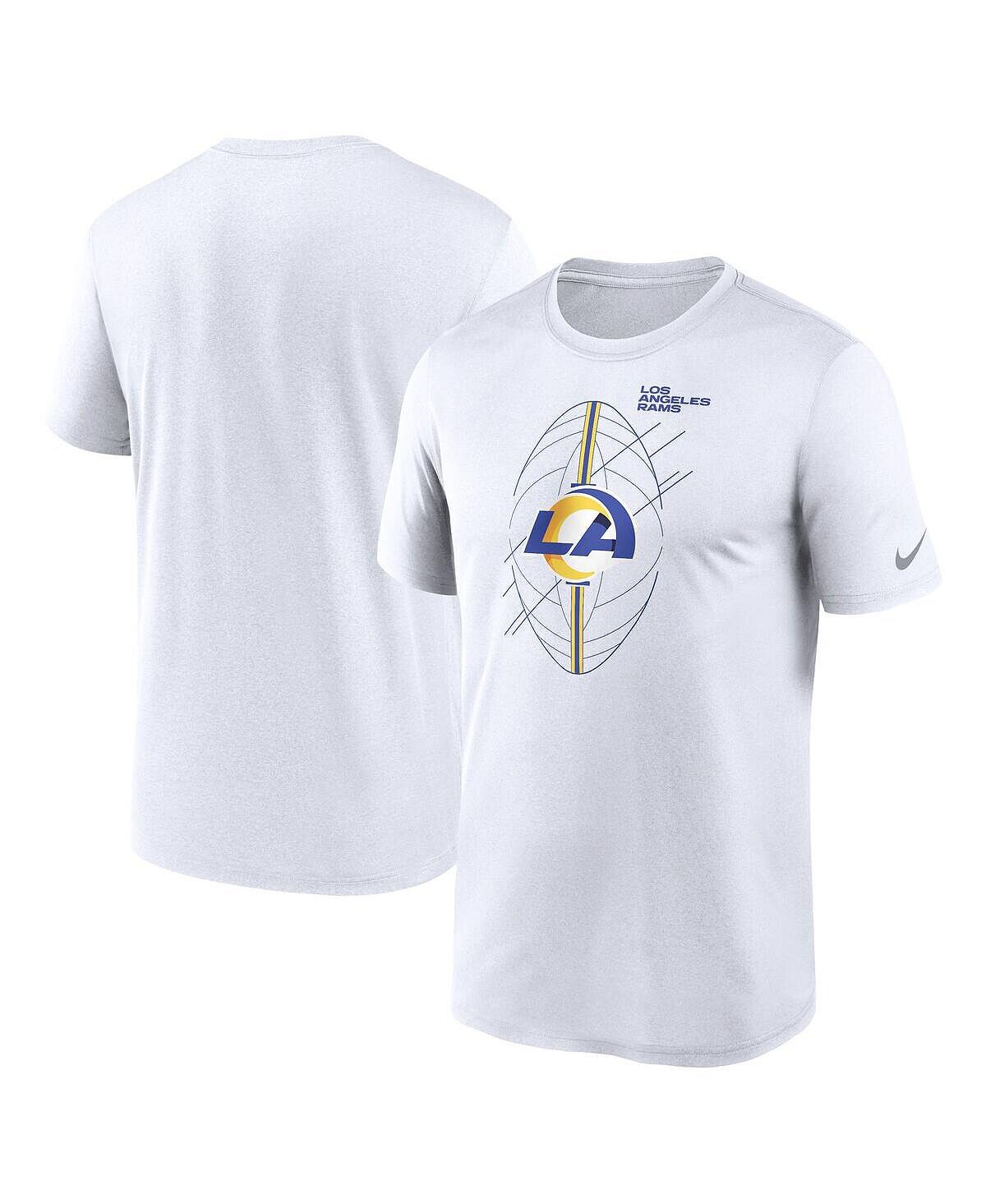 

Мужская белая футболка Los Angeles Rams Legend Icon Performance Nike, Белый, Мужская белая футболка Los Angeles Rams Legend Icon Performance Nike