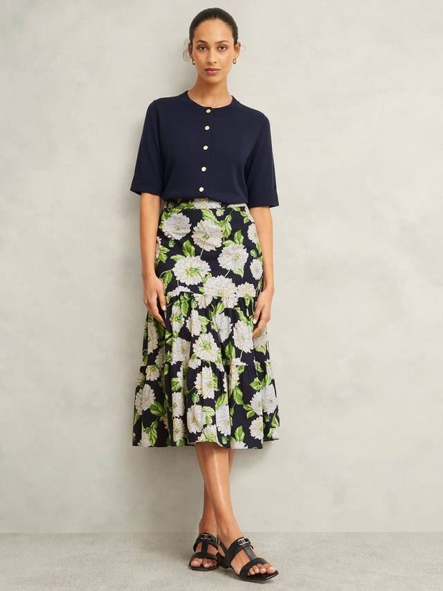 

Флористическая юбка Dorothea Hobbs, Navy/Multi