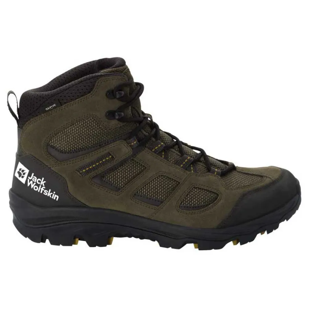 

Треккинговые ботинки Jack Wolfskin Vojo 3 Texapore Mid, зеленый
