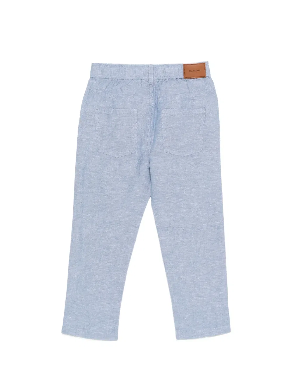 Брюки с вышитыми деталями Trussardi Junior, синий — фото 2