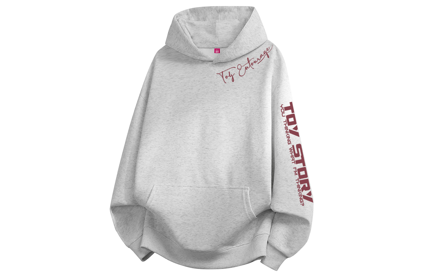 

Толстовка унисекс с капюшоном, утолщенные, плотные Disney, 花灰色【加绒加厚】