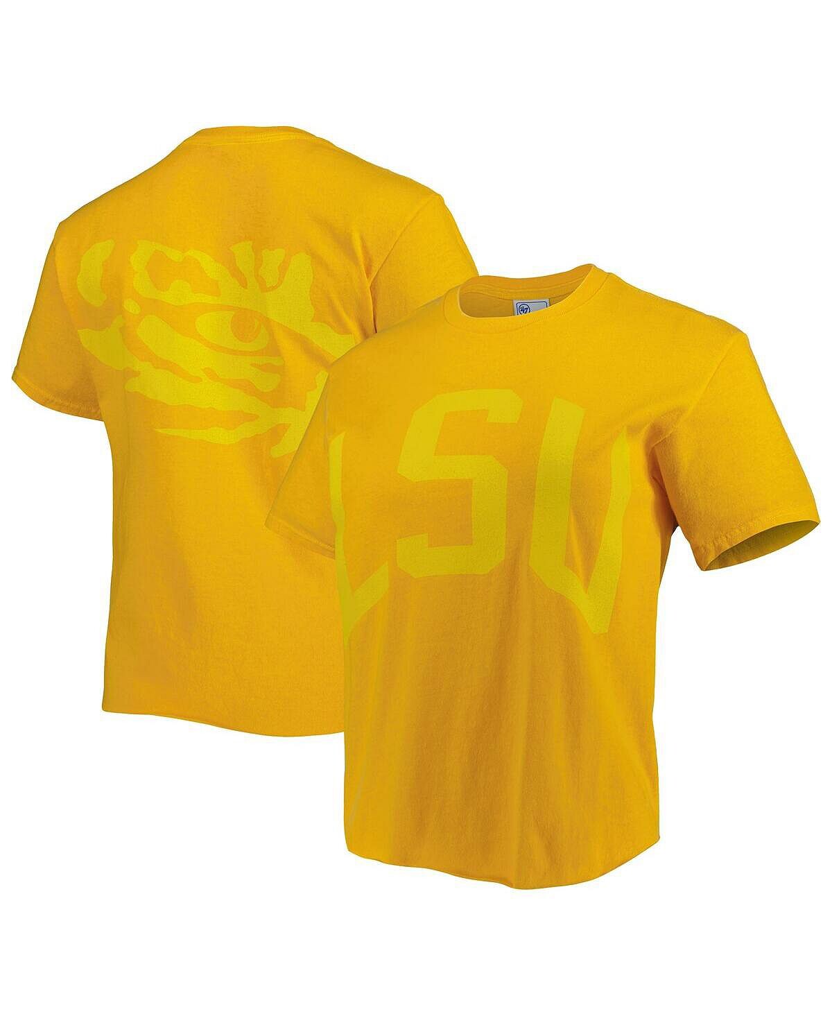 

Женская золотистая укороченная футболка в винтажном стиле LSU Tigers Hyper Bright 2-Hit '47 Brand, золотой, Желтый, Женская золотистая укороченная футболка в винтажном стиле LSU Tigers Hyper Bright 2-Hit '47 Brand, золотой