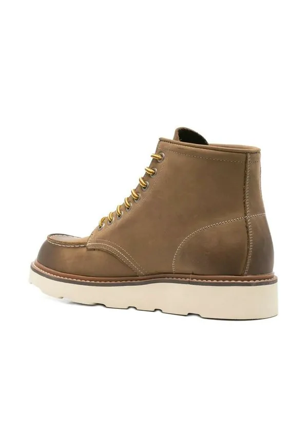 Ботинки oakland средней высоты на шнуровке до щиколотки Docksteps, Light Brown — фото 4