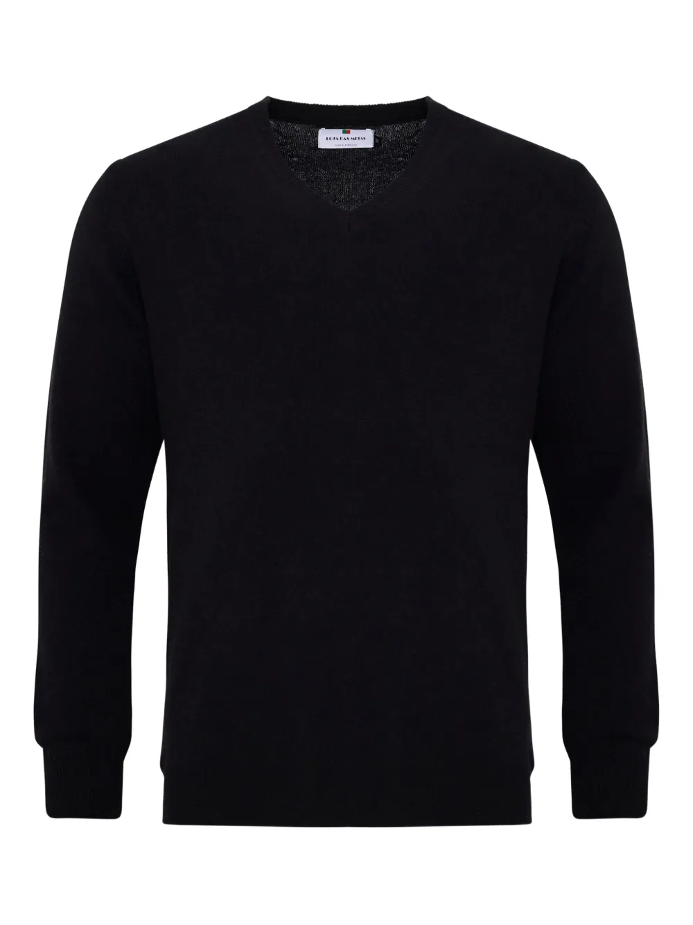 

Свитер с V-образным вырезом Loja Das Meias, черный