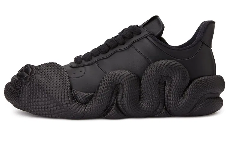 Кроссовки Giuseppe Zanotti Cobras 3D-detail низкие черные
