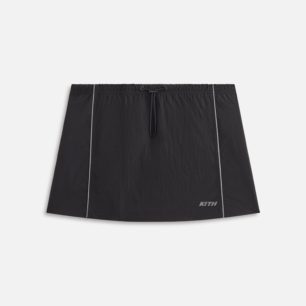 

Юбка Kith Women Lowen Nylon Track Skirt, черный