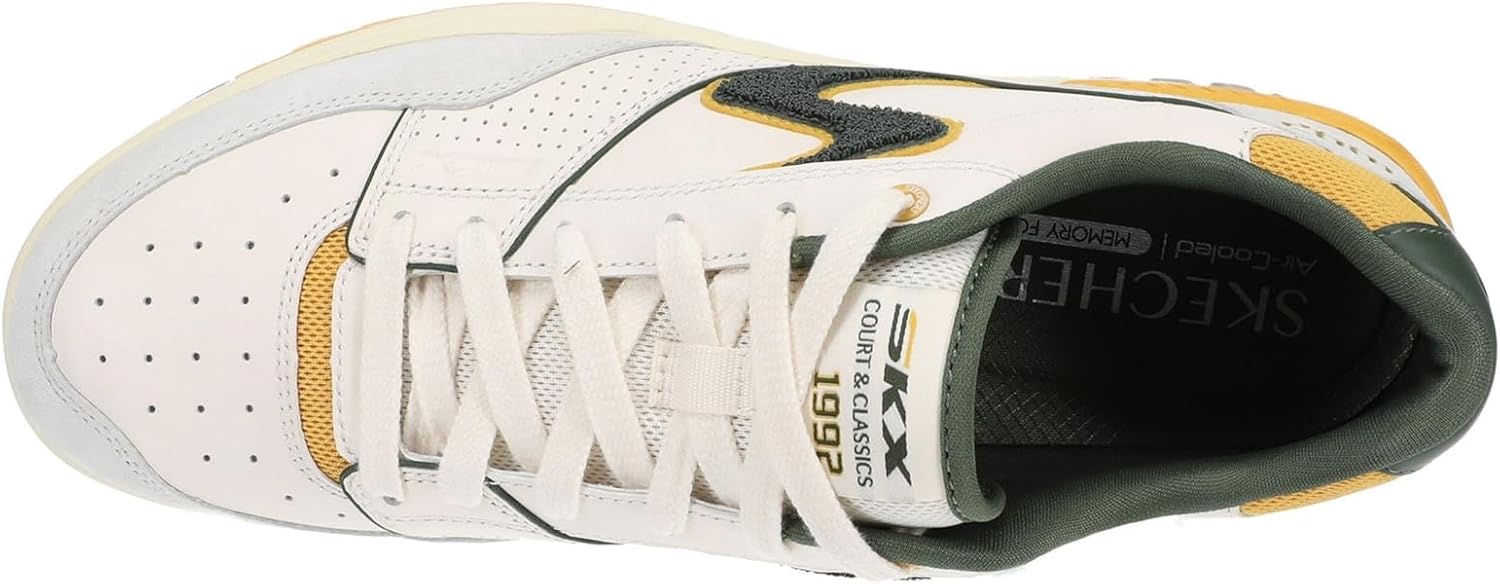 Кроссовки Skechers Mens S-1992254172 , белый/зеленый — фото 2
