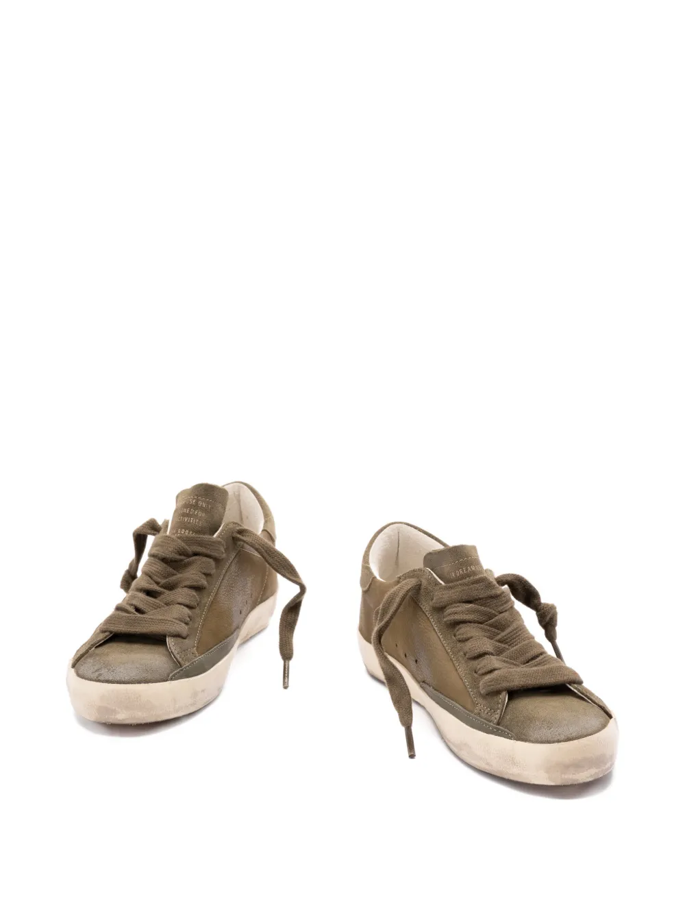Кеды Super-Star Golden Goose, зеленые — фото 3