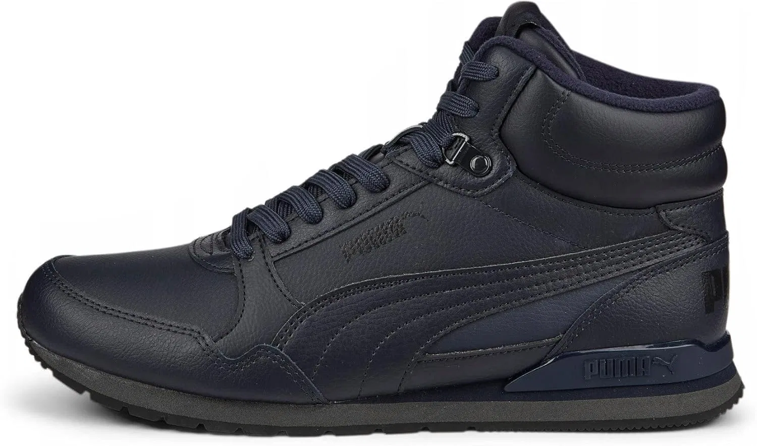 Мужские кроссовки PUMA ST Runner v3 Mid L Parisian Night Trainers темно-синего цвета (387638 04), теплые