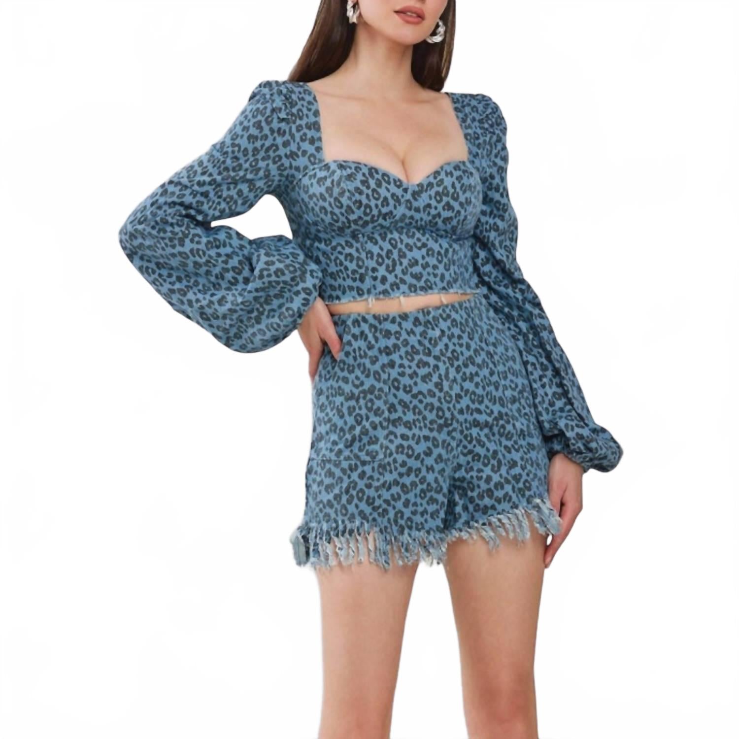 

Roar Babe Джинсовый комплект в синем цвете THE SANG