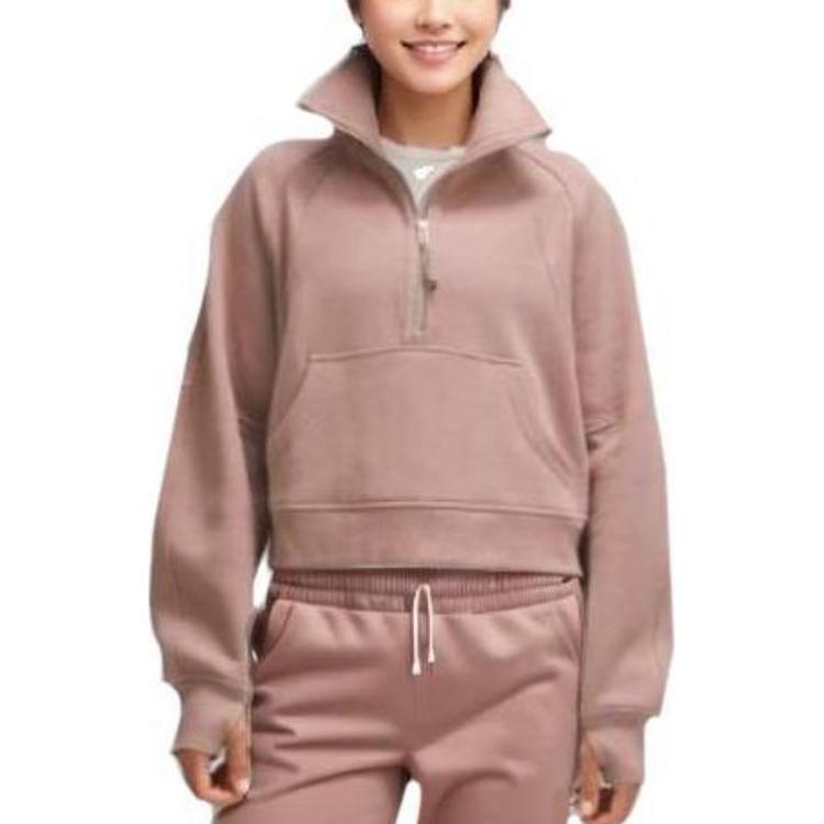 

Свитшот серии Scuba для женщин Lululemon, светло-розовый