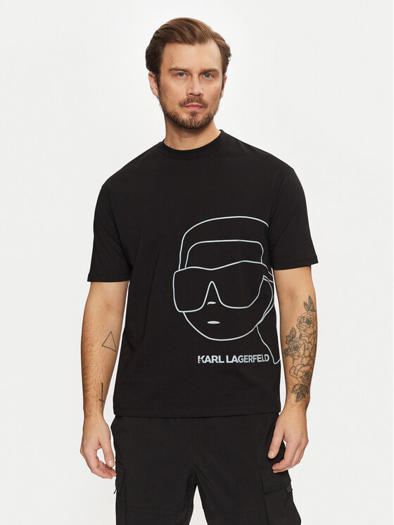 

Футболка обычного кроя 755197 551225 Karl Lagerfeld, черный