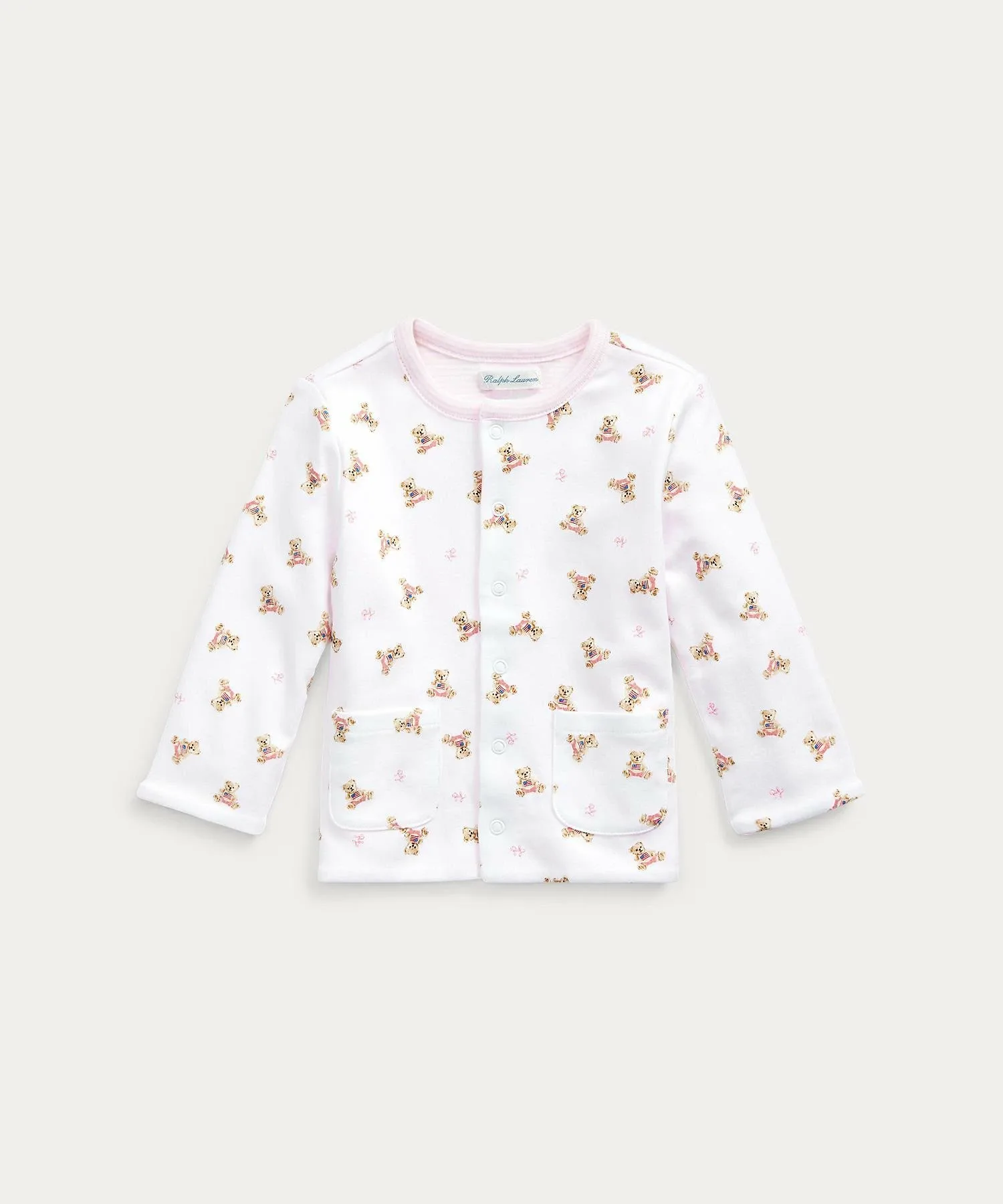 (Детская) Двусторонняя хлопковая куртка Polo Ralph Lauren, цвет 100 White
