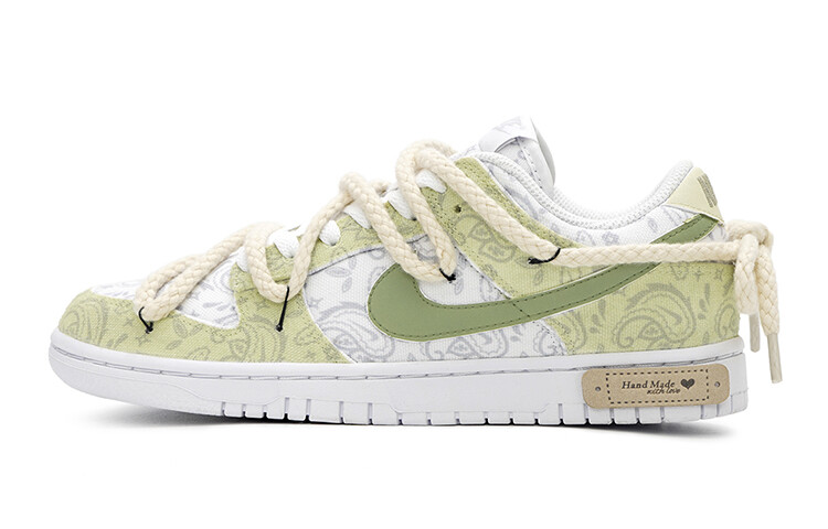 

Кроссовки Nike Dunk Low, зеленый/белый