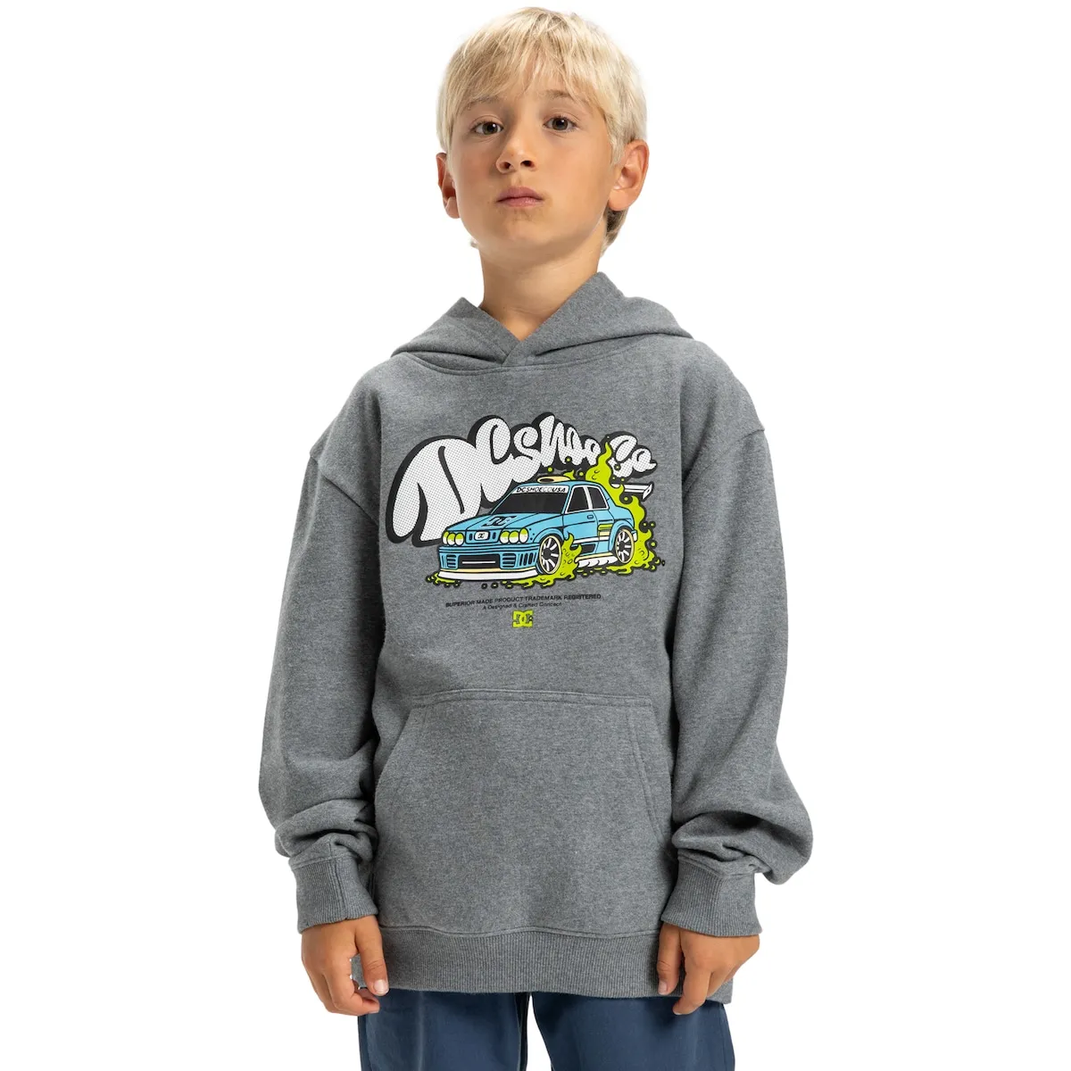 

Детская толстовка Tire Fire DC Shoes, светло-серый