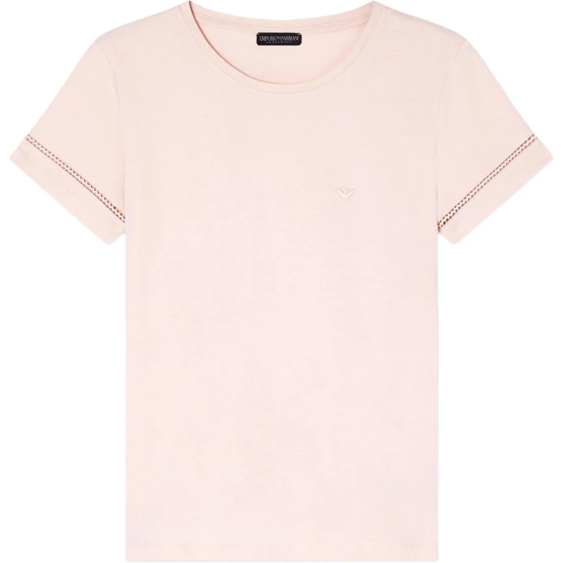 Футболка SS26 Regular женская EMPORIO ARMANI, flesh розовый