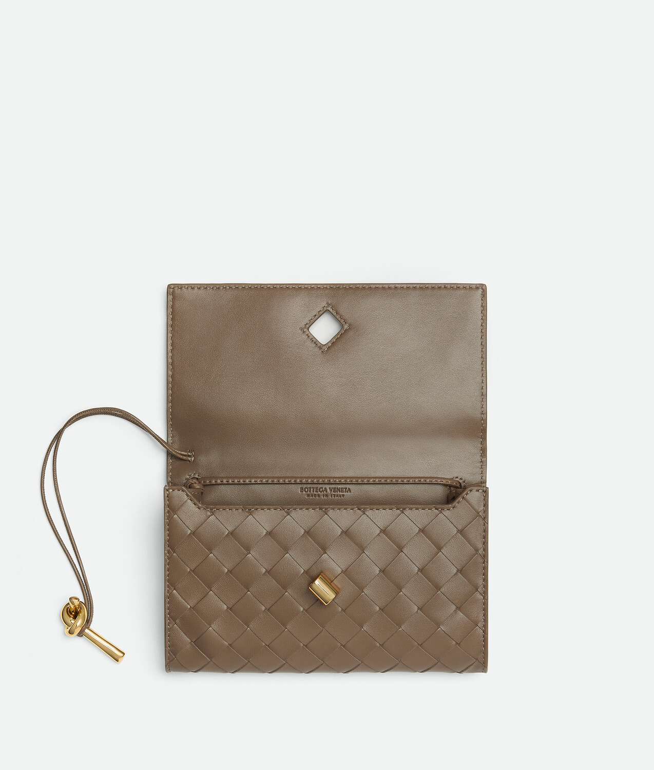 Сумка andiamo на ремне BOTTEGA VENETA, шишка — фото 3