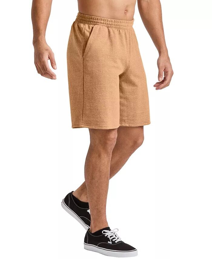 

Мужские шорты Tri-Blend French Terry Comfort Comfort Hanes, коричневый