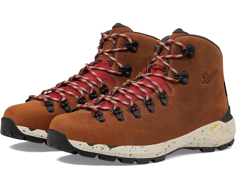 

Походная обувь Danner Mountain 600 Evo 4" GTX, цвет Mocha Brown/Moto Red