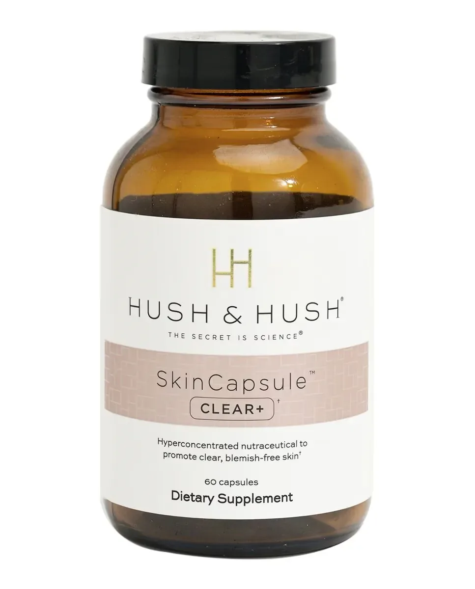 60 капсул SkinCapsule Clear+Формула против акне Hush&Hush