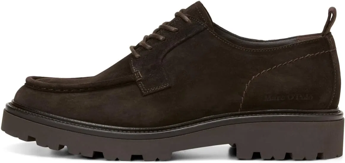 Мужские элегантные кожаные туфли на шнуровке Marc OPolo Marc O'Polo, Coffee