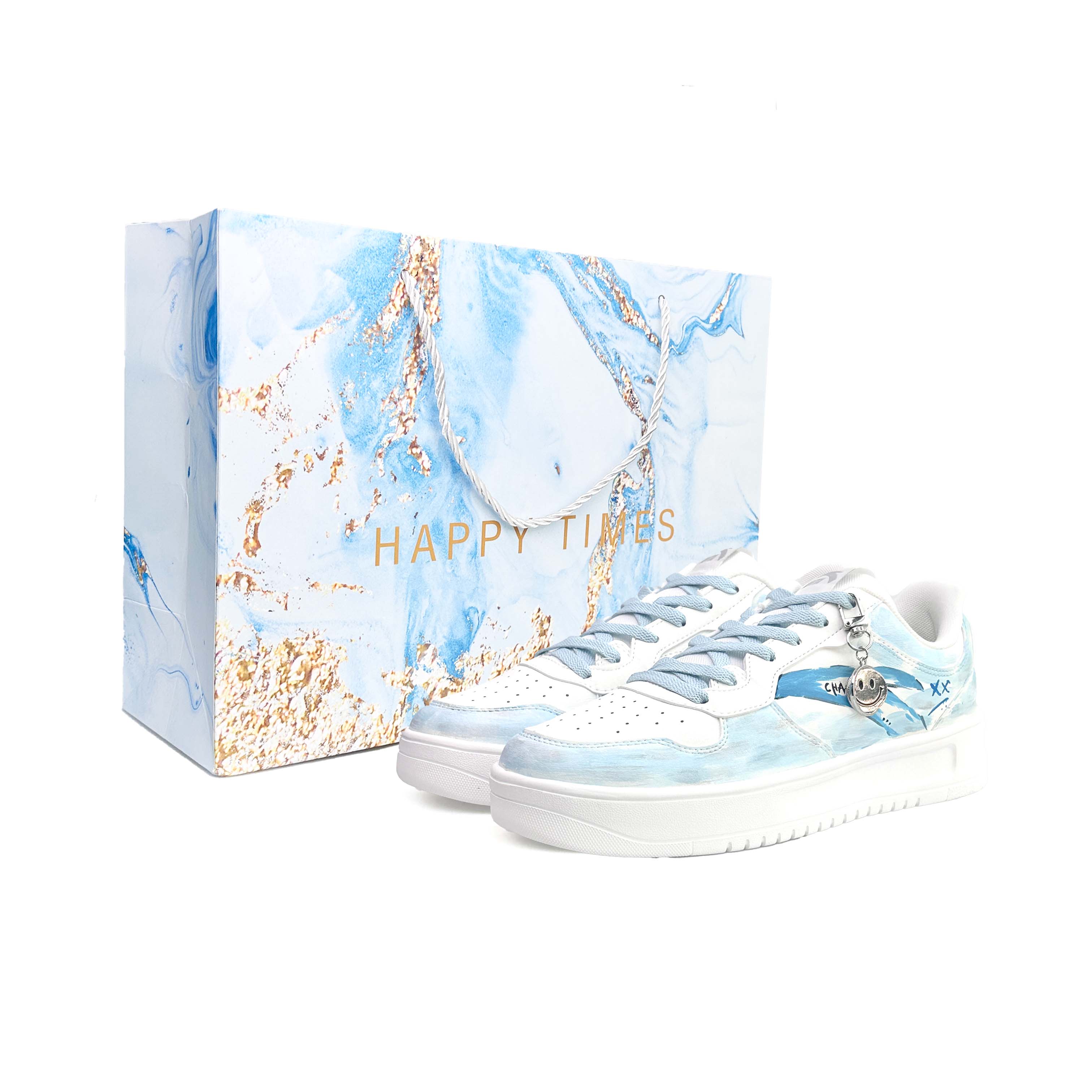 

ANTA Свободные, легкие и дышащие низкие кроссовки для скейтбординга, мужские, сине-серые