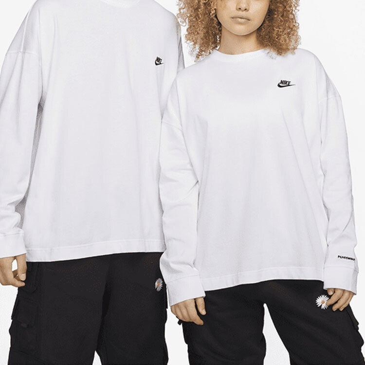 Футболка с длинным рукавом X Peaceminusone G-Dragon, азиатские размеры Nike, белый — фото 3