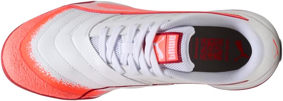 Мужские кроссовки PUMA Ibero Iv с шнуровкой, повседневные - красные с белым — фото 4