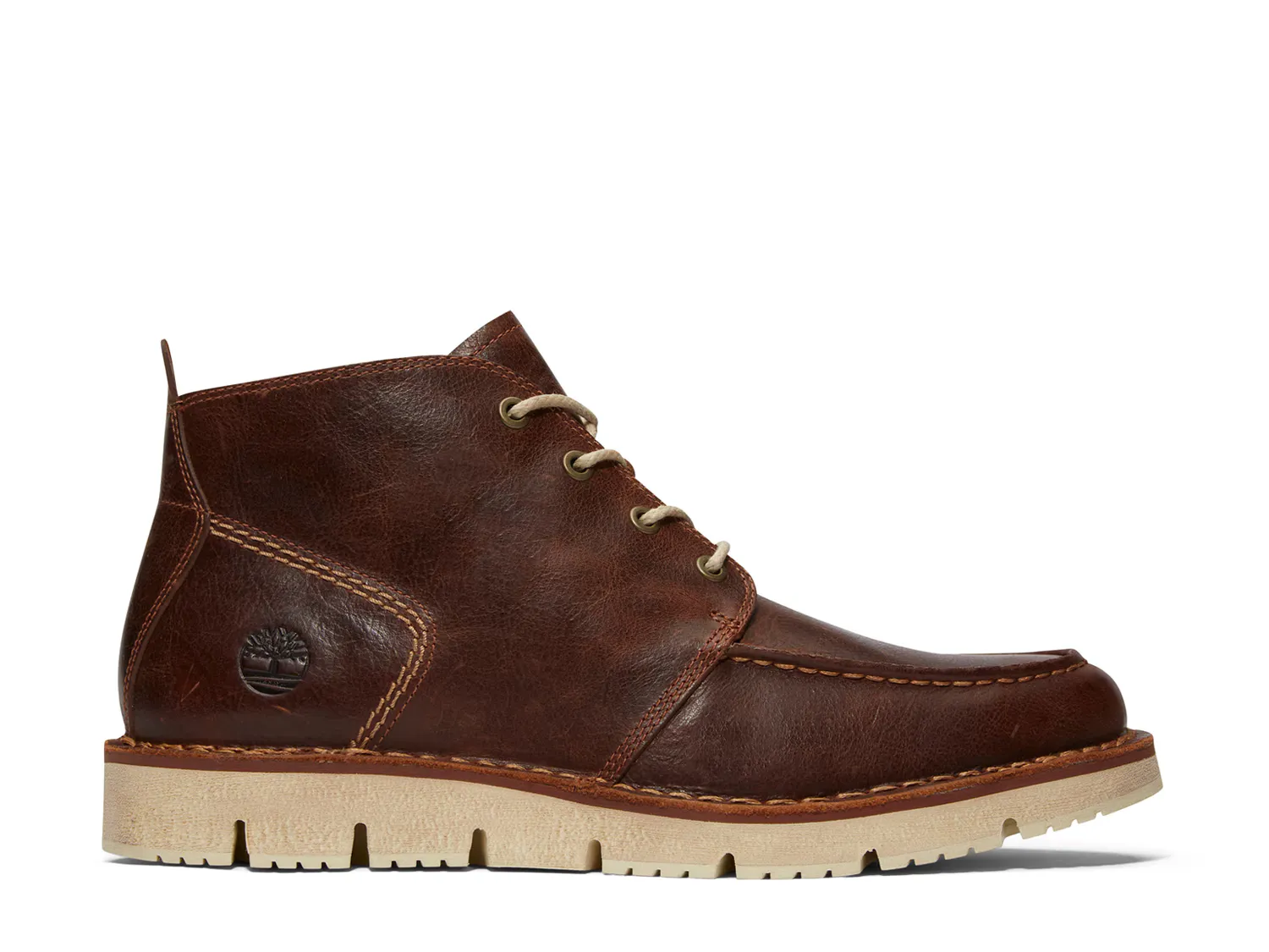 Мужские ботинки Timberland со шнурками из чистого хлопка, темно-коричневый — фото 4