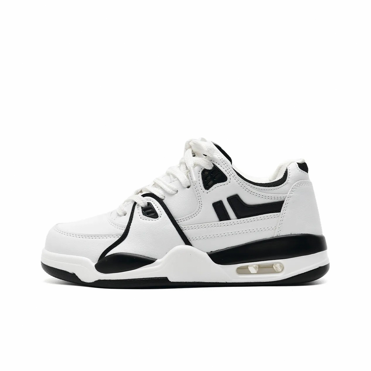 

7 SEVFUN Термостойкие абразивостойкие легкие низкие скейтерские кроссовки унисекс белый - белый черный, цвет White Black