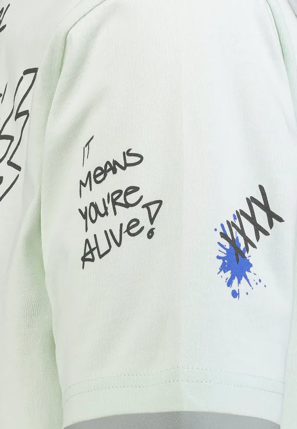 

Футболка с принтом Sublevel, Light-Green