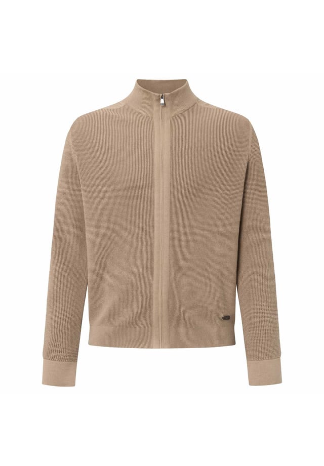 

Кардиган - куртка на молнии с воротником-стойкой и застежкой-молнией Joop! Jeans, коричневый