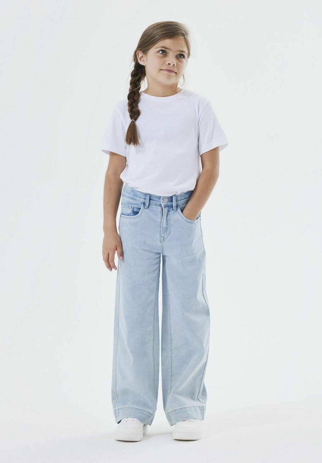 

Джинсы свободного кроя NKFROSE HW WIDE ON Name it, цвет light blue denim