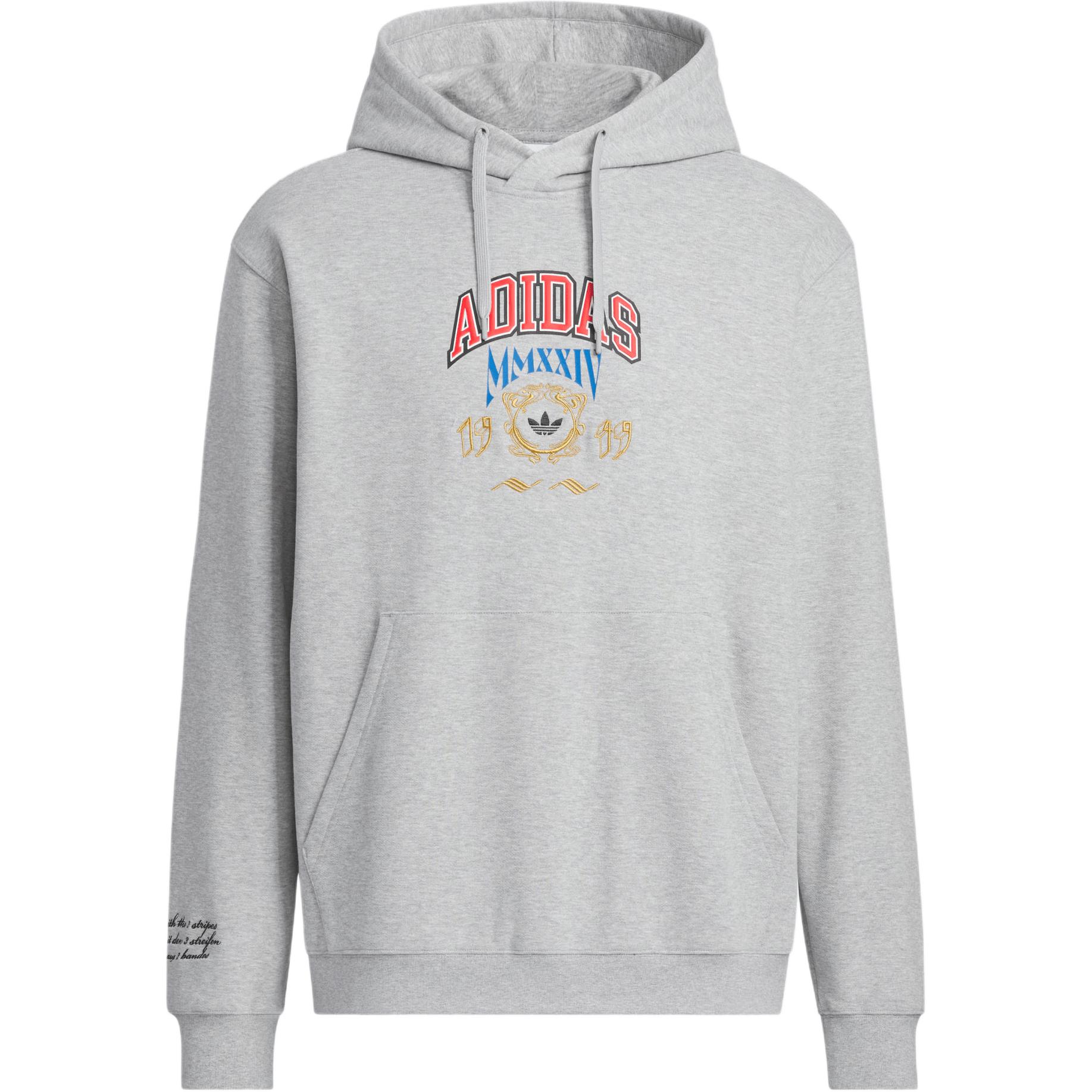 

Adidas Originals Мужская толстовка VRCT FW24 HD M, средний цвет, серый меланж