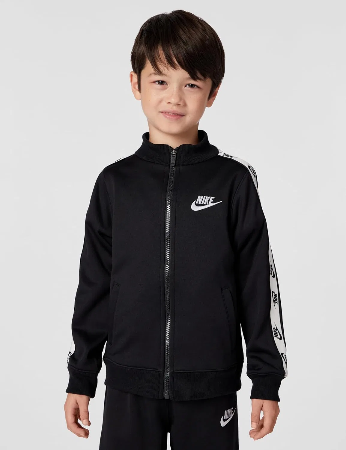 Детский спортивный костюм Dri-FIT Logo Taping, Nike, черный — фото 4