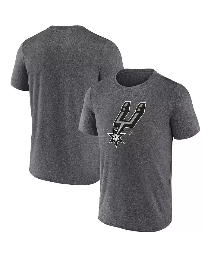 

Мужская футболка Heather Charcoal San Antonio Spurs Iconic Overtime Fanatics