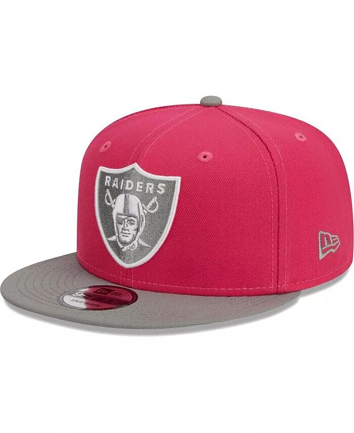 

Мужская розово-серая кепка Snapback Las Vegas Raiders 2-Tone Color Pack 9FIFTY Snapback New Era, розовый