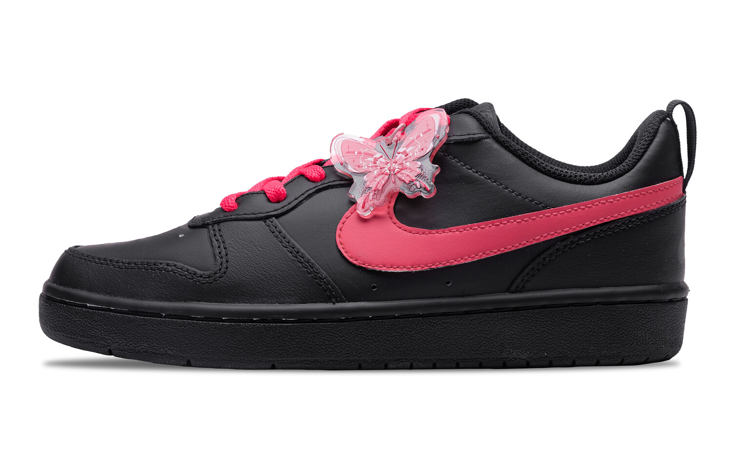 

Кроссовки Nike Court Borough Skateboard Shoes Women's Low-Top Pink, Черный, Кроссовки Nike Court Borough Skateboard Shoes Women's Low-Top Pink