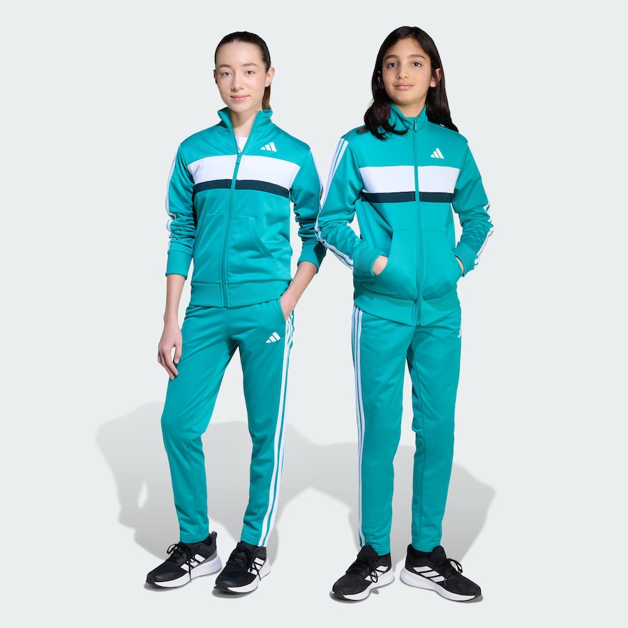 Спортивный костюм ADIDAS SPORTSWEAR Seasonal Essentials Tiberio, зеленый — фото 2