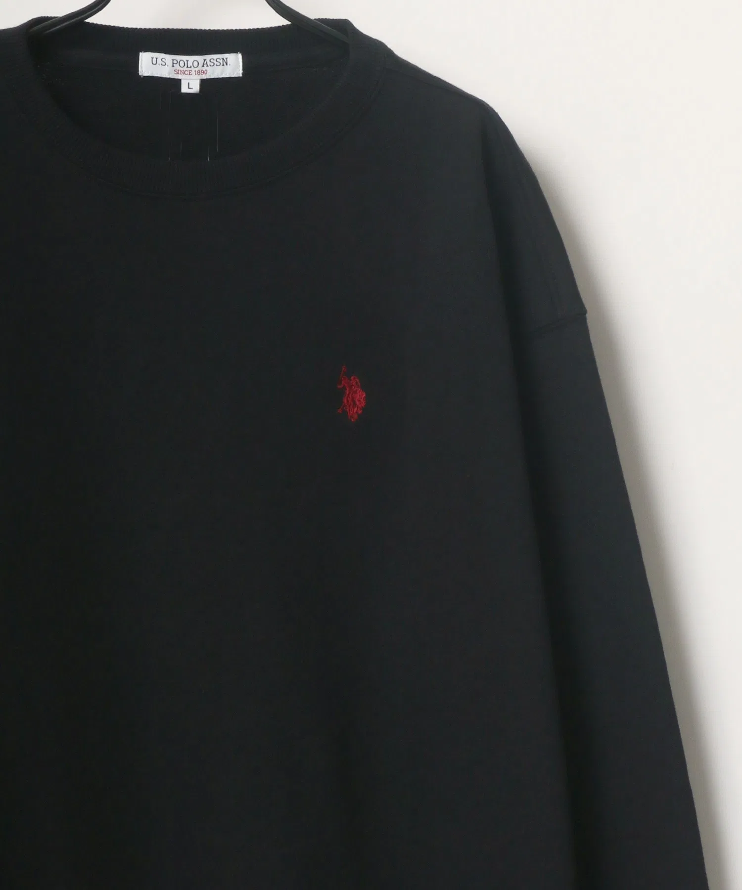 Совместная коллекция US POLO ASSN. и U.S. Polo Assn.: объемная толстовка на флисовой подкладке с вышитым логотипом, длинные рукава, пуловер, для женщин и мужчин. — фото 3