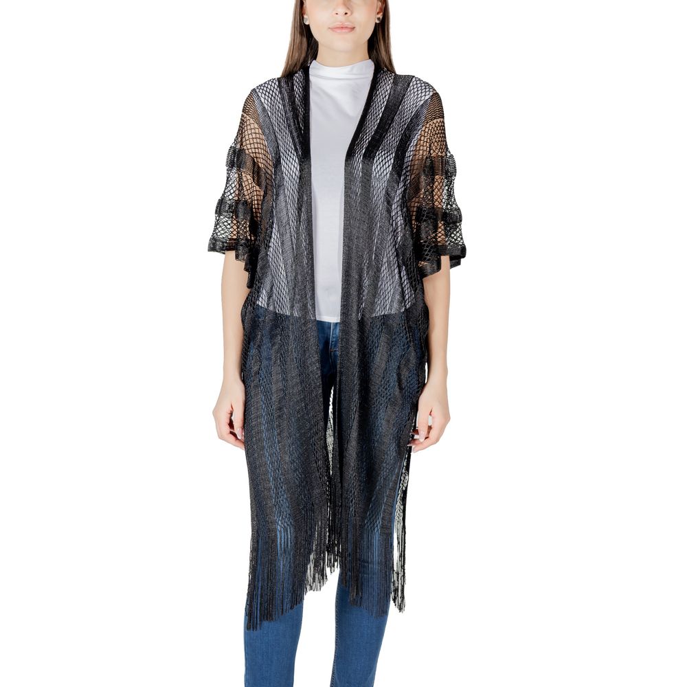 

Черный шарф из полиэстера Liu Jo, Black