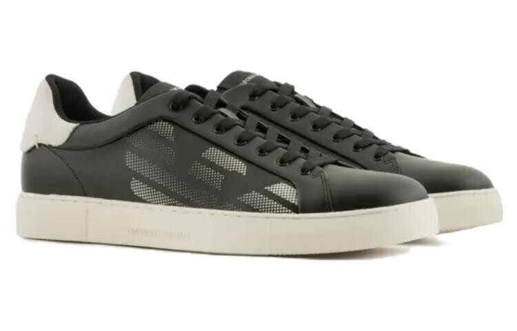 Кроссовки EMPORIO ARMANI Skateboarding Shoes Men Low-top Black, черный — фото 2