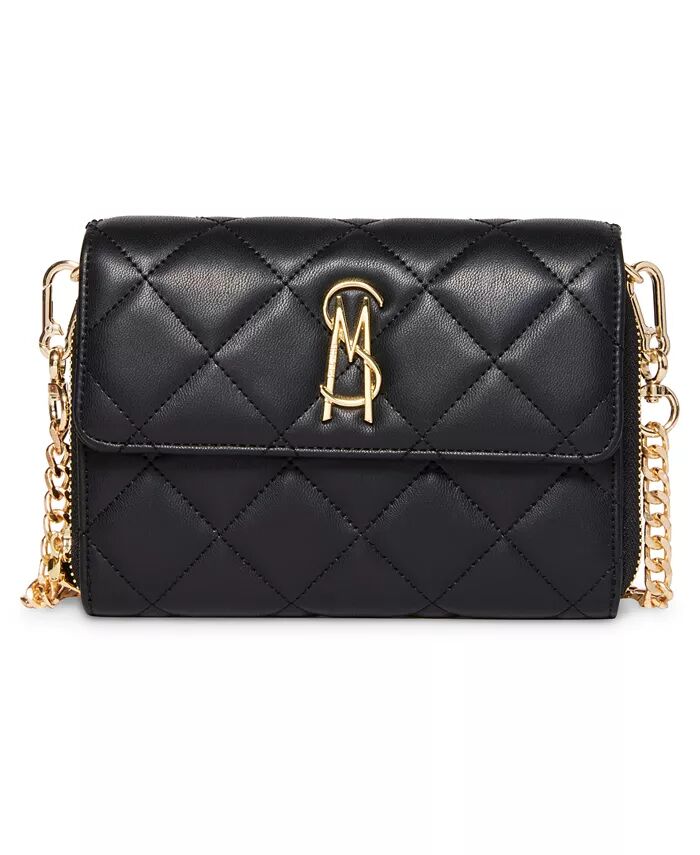 

Женский стеганый кошелек через плечо Bcarina Steve Madden, черный
