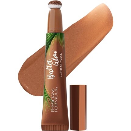 

Butter Glow Contour Wand Жидкий бронзер для мгновенного определения Питательный и кремовый Легкое нанесение Светлый Physicians Formula