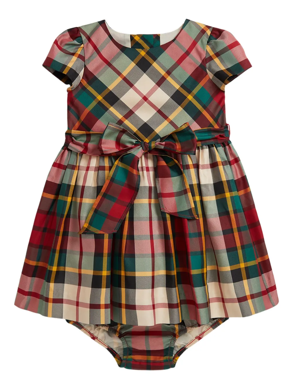 

Платье с клетчатым бантом POLO RALPH LAUREN KIDS, красный
